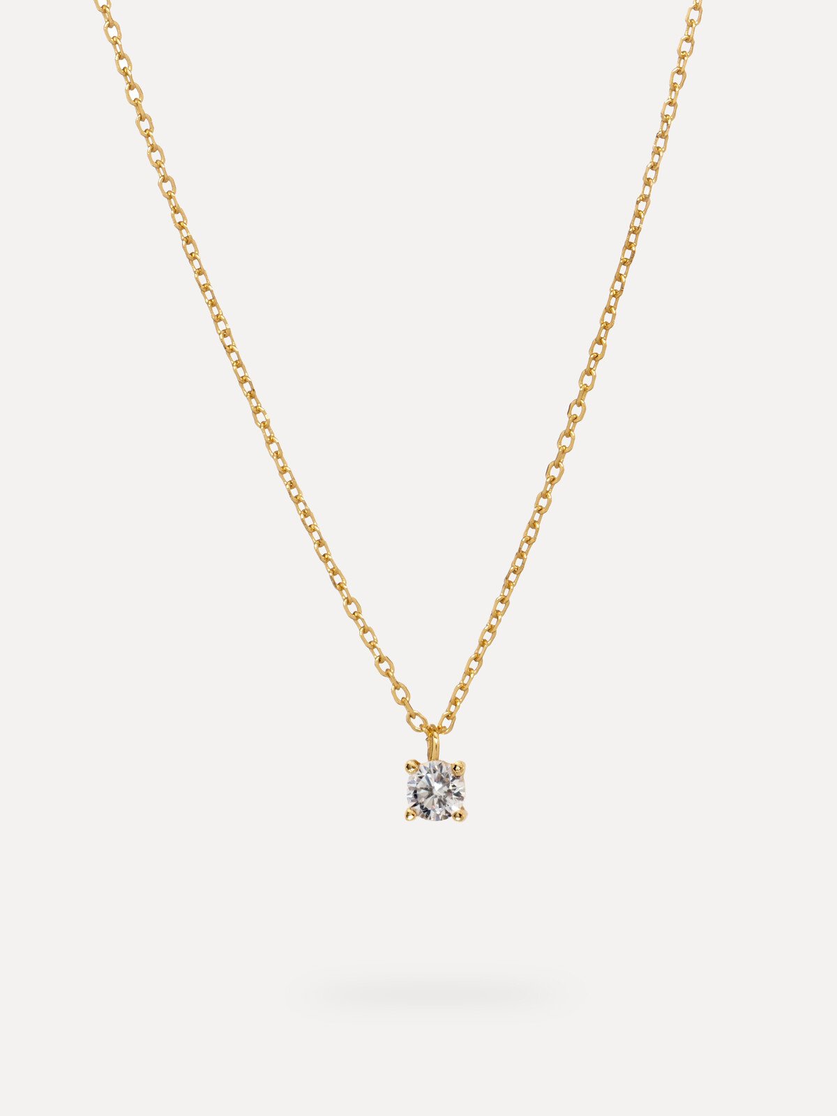 Collier Éclat — Pendentif Carré Zircon