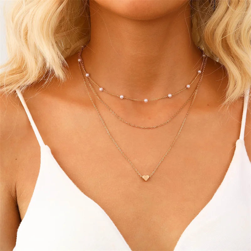 Collier Grâce — Perle & Croix Amour